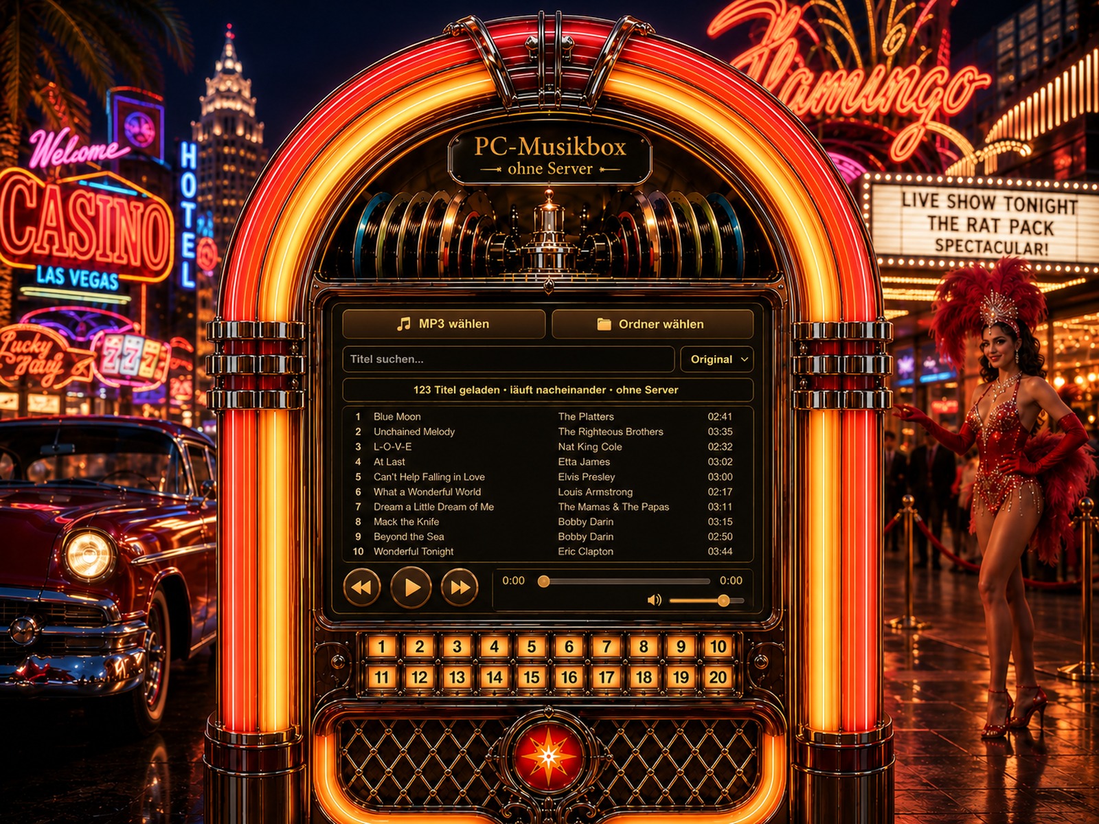 Vegas Night PC-Musikbox